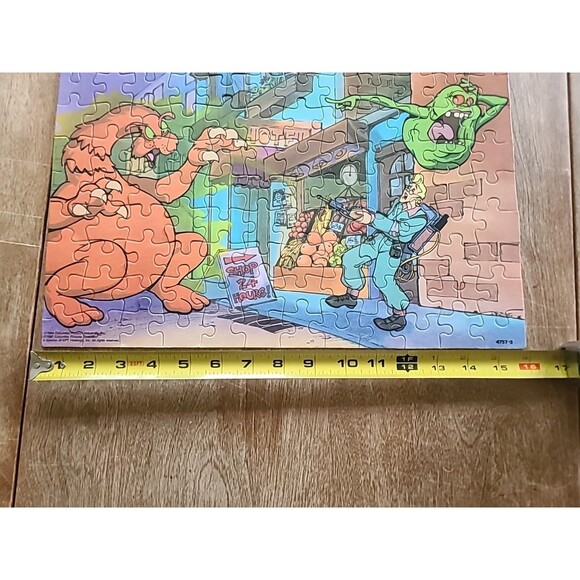 Milton Bradley The Real Ghostbusters 100 Piece Puzzle 1987 - Picture 7 of 10